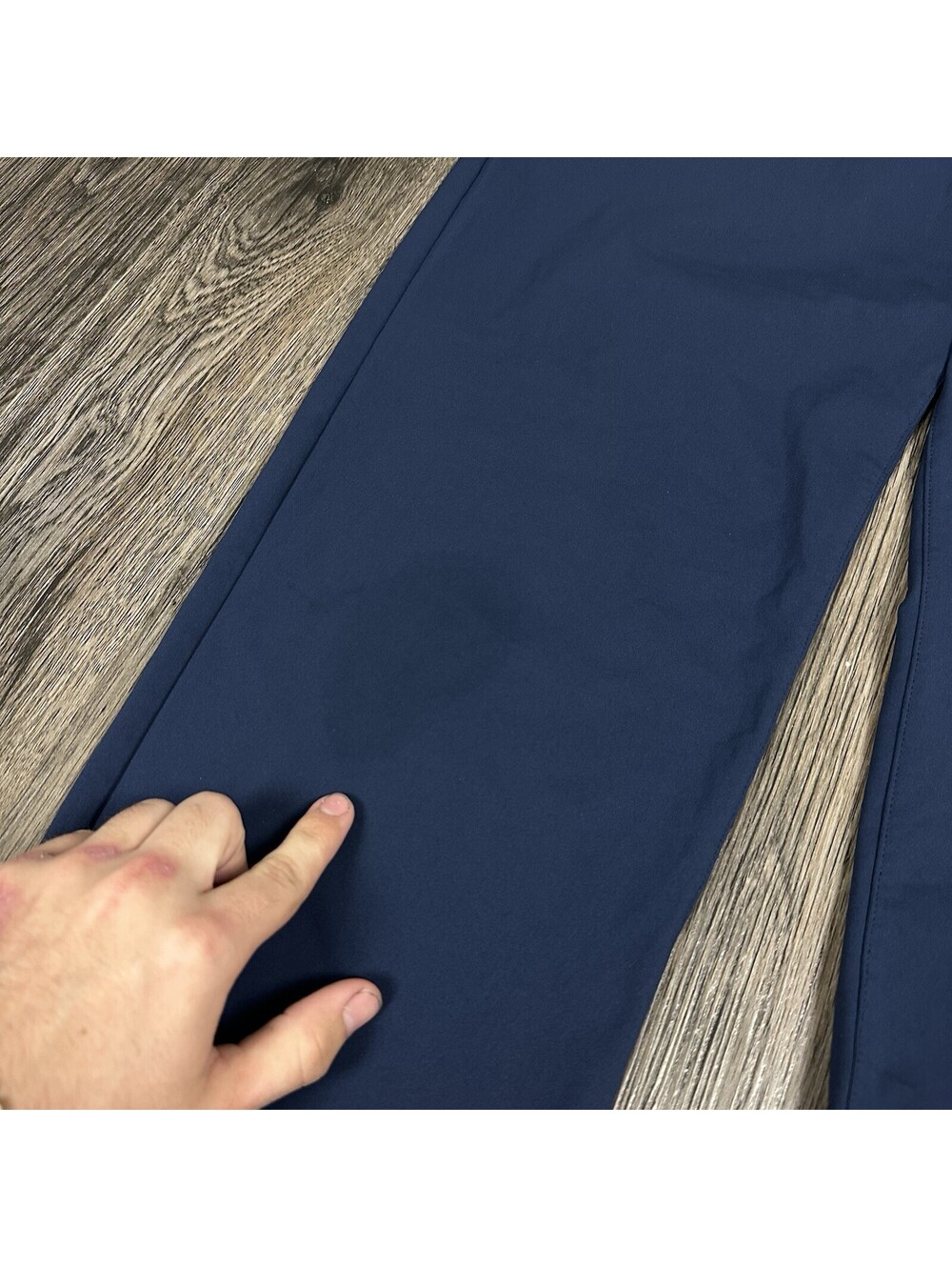 RHONE Mens 5- Pocket Commuter Pants Navy Blue Slim 34x32 Golf Tech Chino Pants - Picture 2 of 8